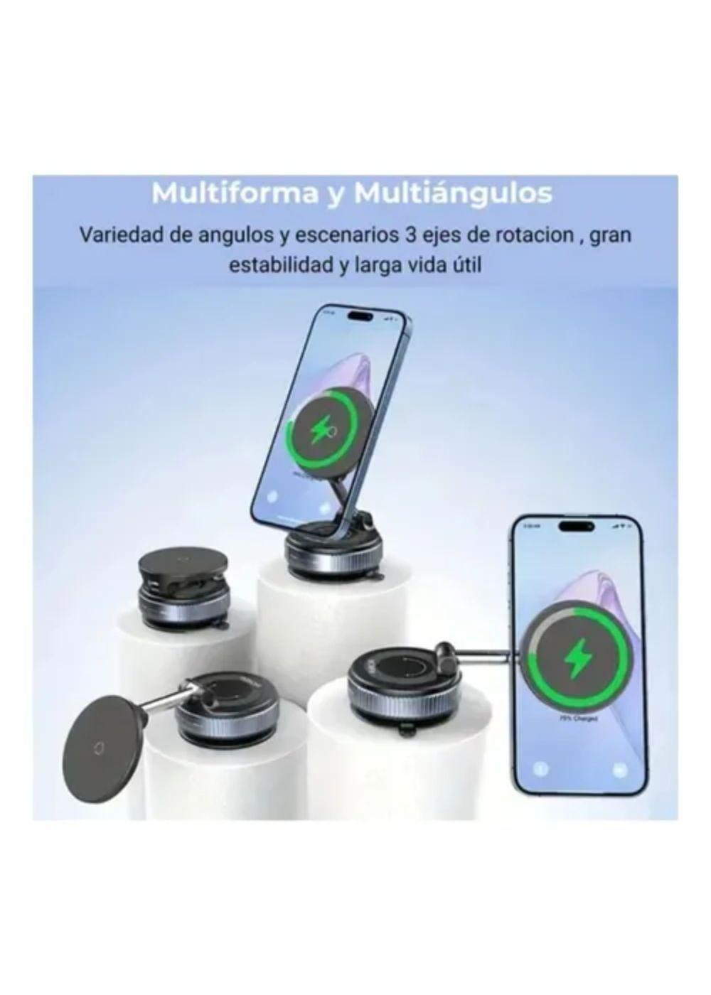 Soporte Magnético Giratorio 360 Con Ventosa De Vacío-3
