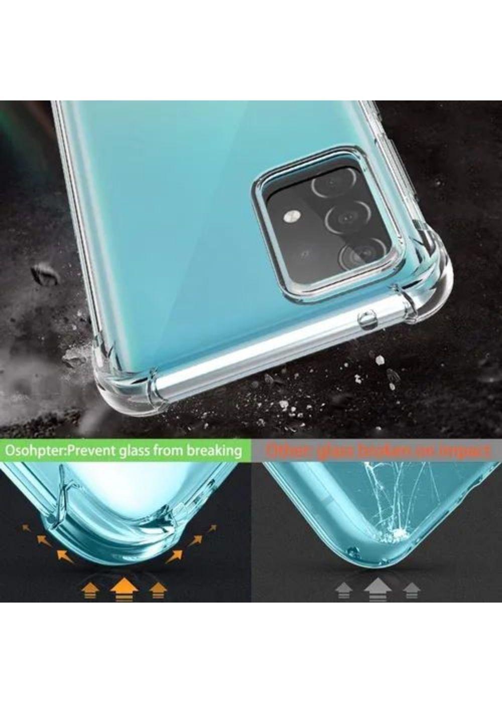 Carcasa Para Samsung A52s Antigolpes Transparente Reforzada-4