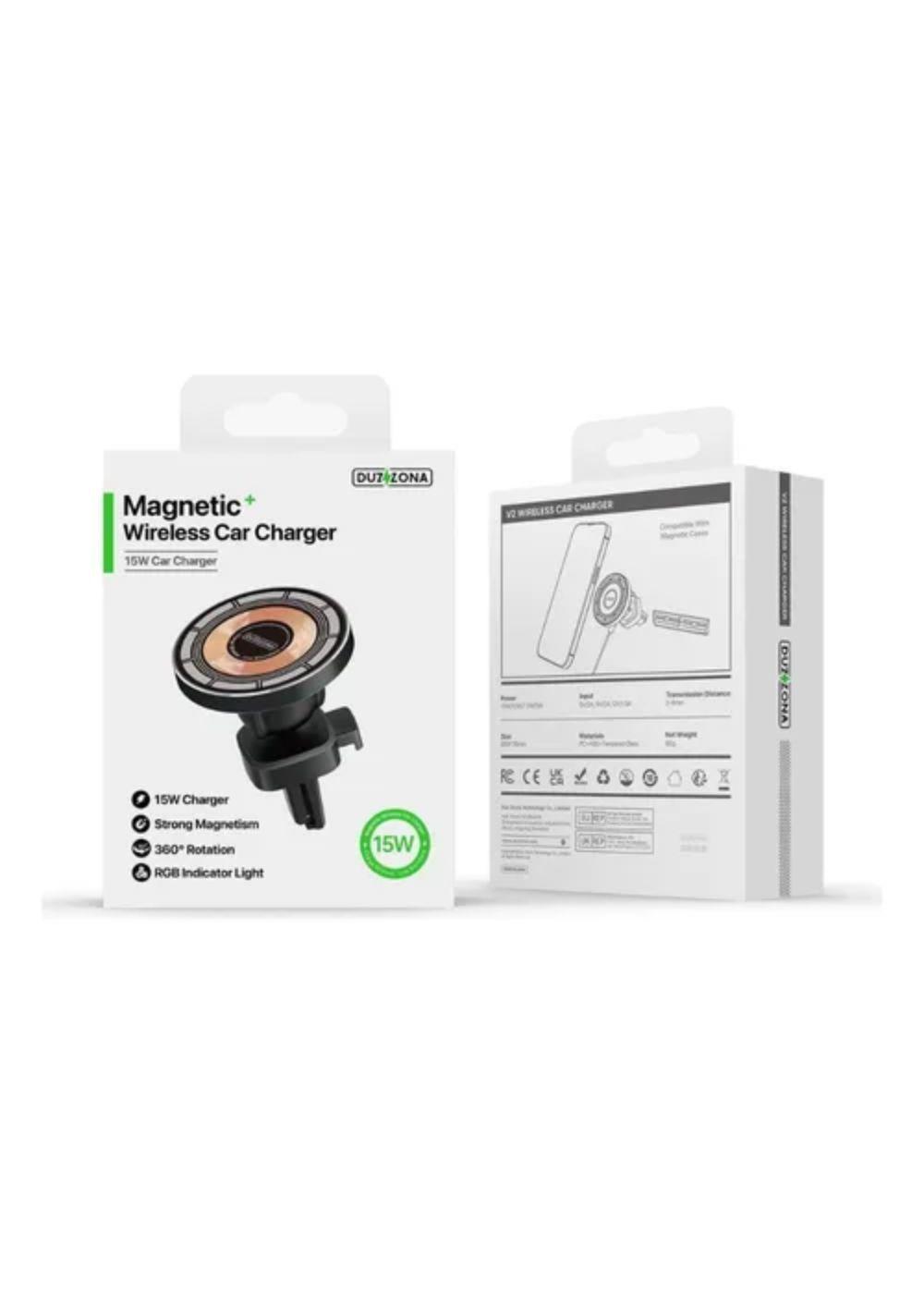 Soporte De Auto Carga Inalambrica 15w Compatible Magsafe-5