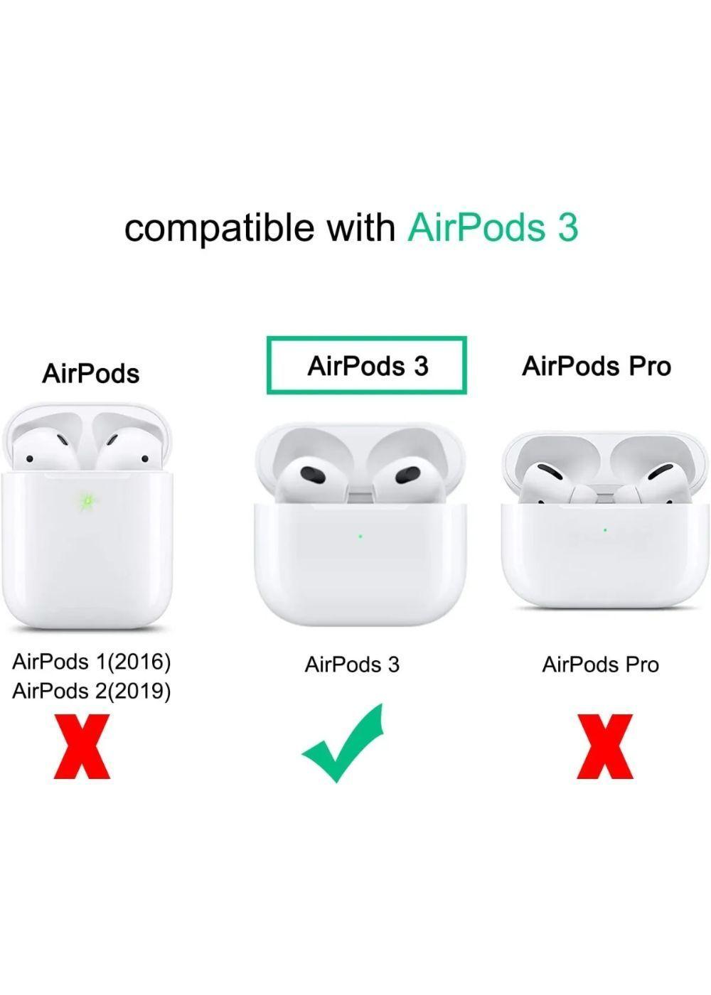 Funda Para AirPods 3era Gen Silicona Resistente Antigolpe-5