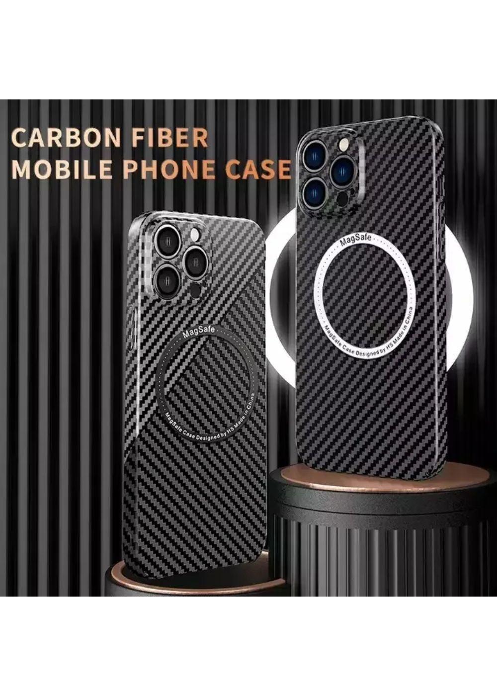 Carcasa Para iPhone 14 Pro Carbon Fiber X Magsafe Resistente-3