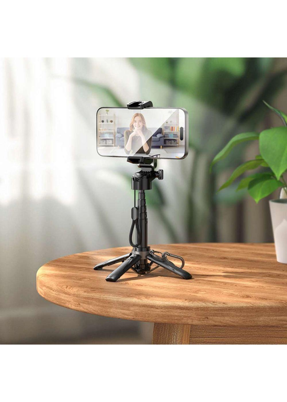 Baston Selfie Stick Tripode Bluetooth Portátil Rotación 360-2