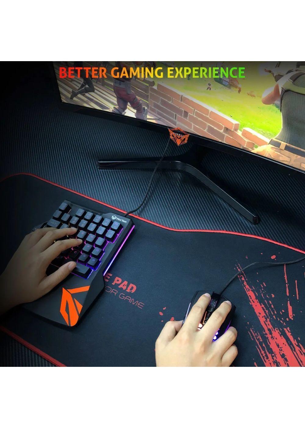 Mouse Gamer Ligero Rgb Con Cable Alta Sensibilidad Meetion Black-5