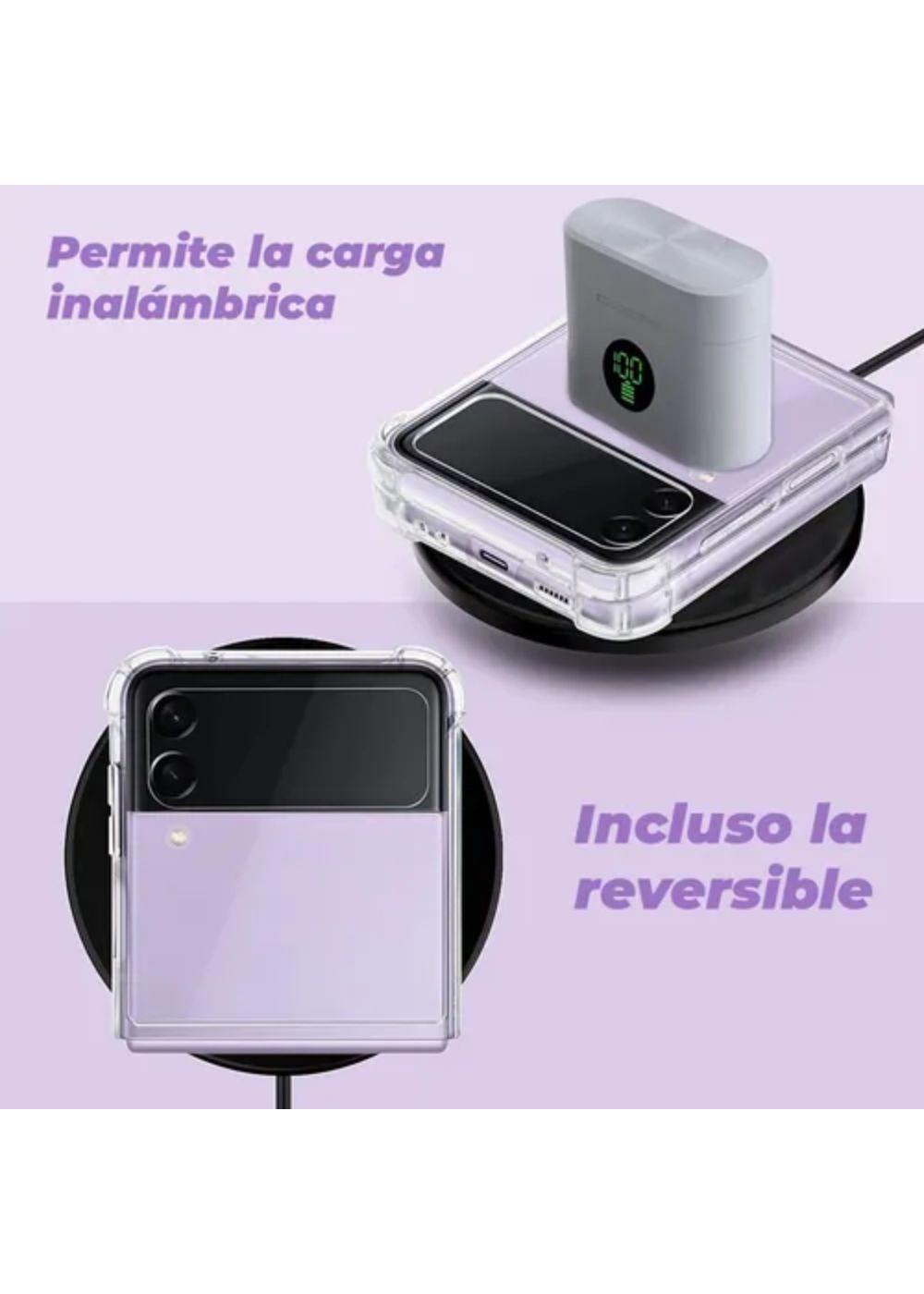 Carcasa Para Samsung Z Flip 4 Antigolpes Acrilico Resistente-4