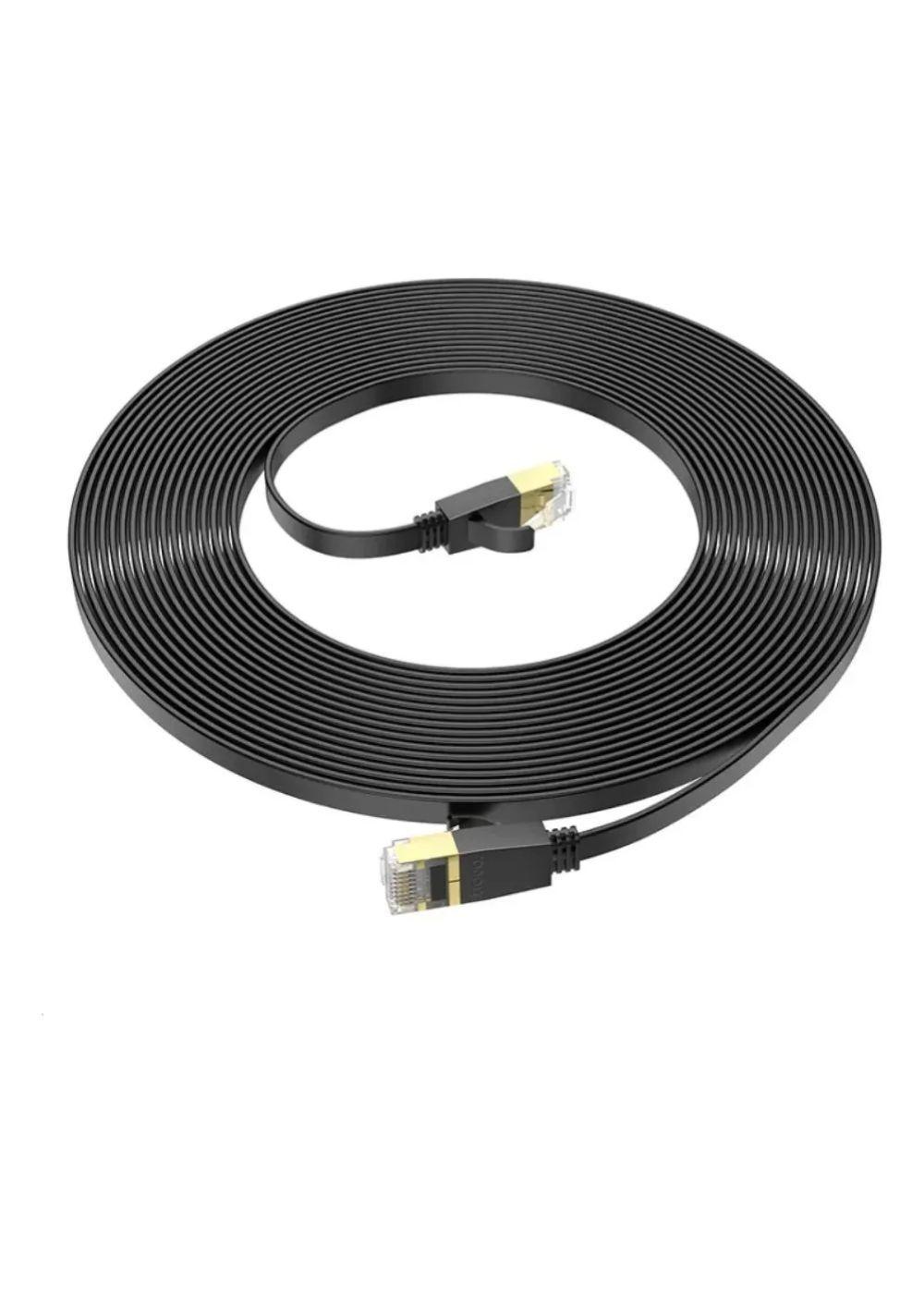 Cable De Red Ethernet Cat 6 Plano Conector Cristal 10 Metros-2