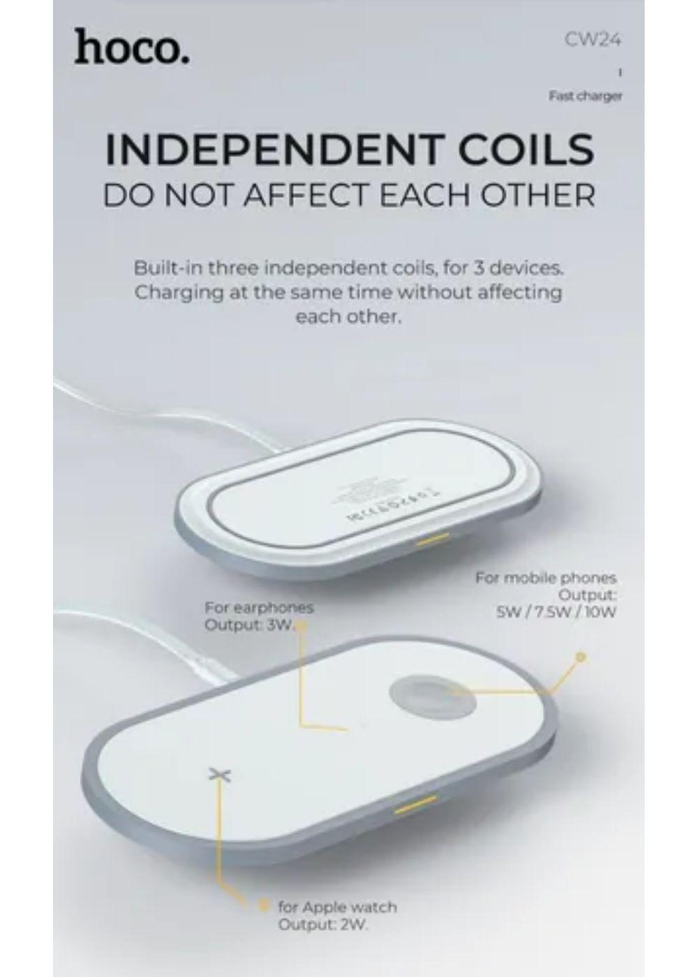 Cargador Inalámbrico Para iPhone Apple Watch AirPods 18w-4