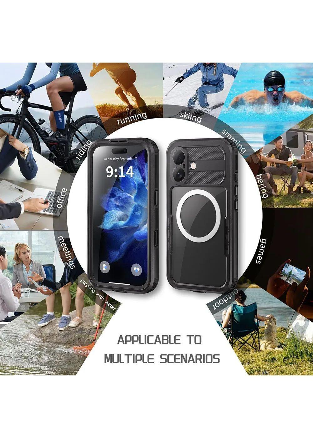 Carcasa Para iPhone 16 Pro Sumergible Outdoor Magsafe Antigolpes-3
