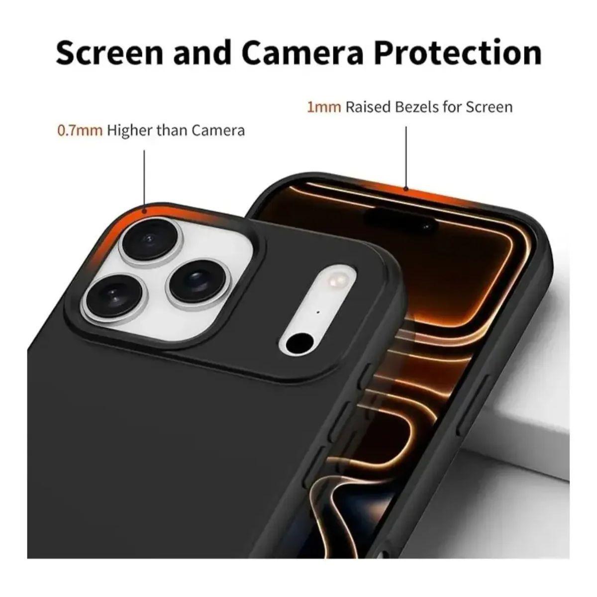 Carcasa Para iPhone 18 Pro Max Silicona Suave Antigolpe-2