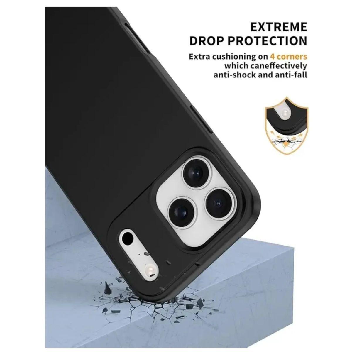 Carcasa Para iPhone 18 Pro Max Silicona Suave Antigolpe-3