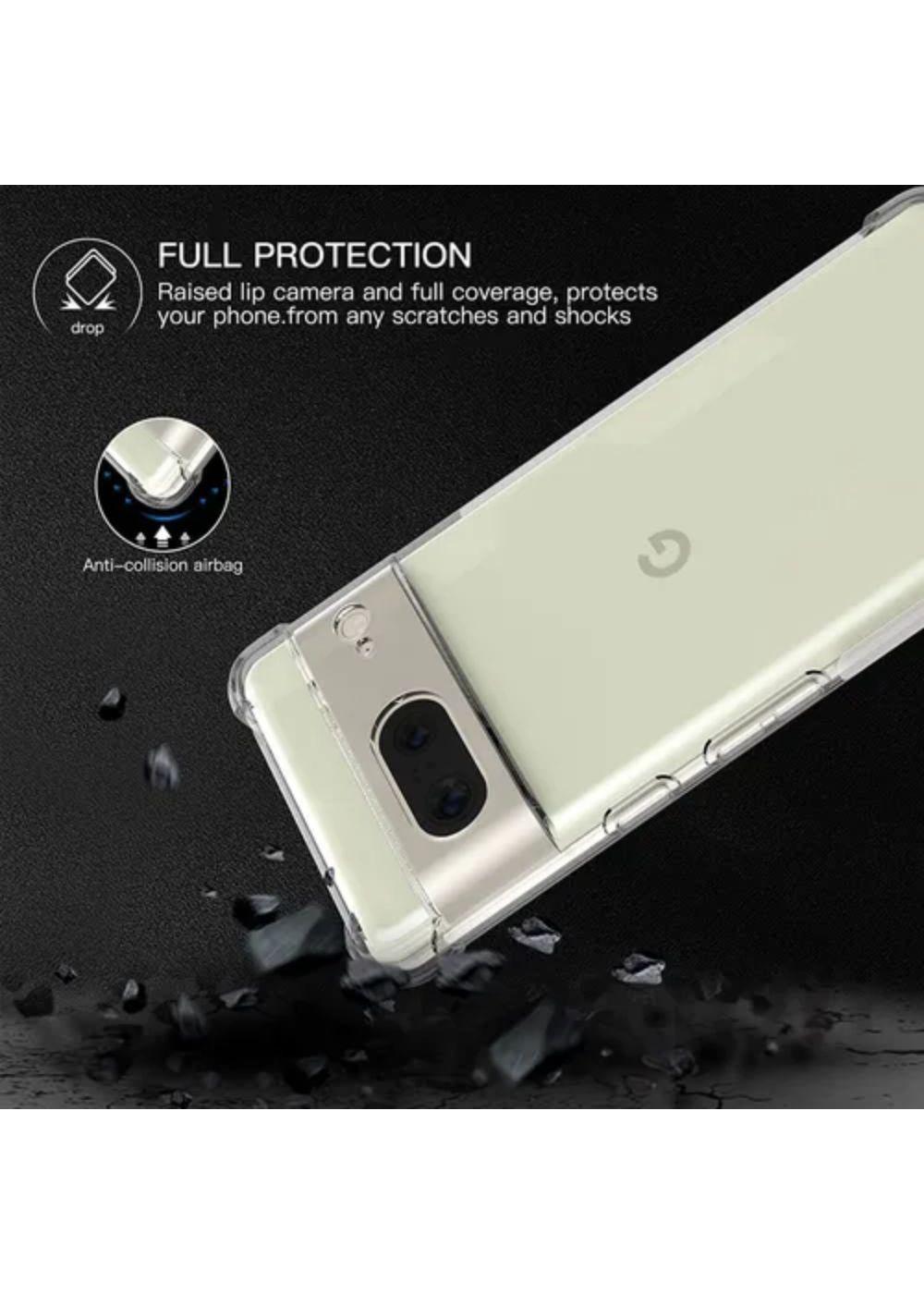 Carcasa Para Google Pixel 7 Pro Transparente Reforzada-3