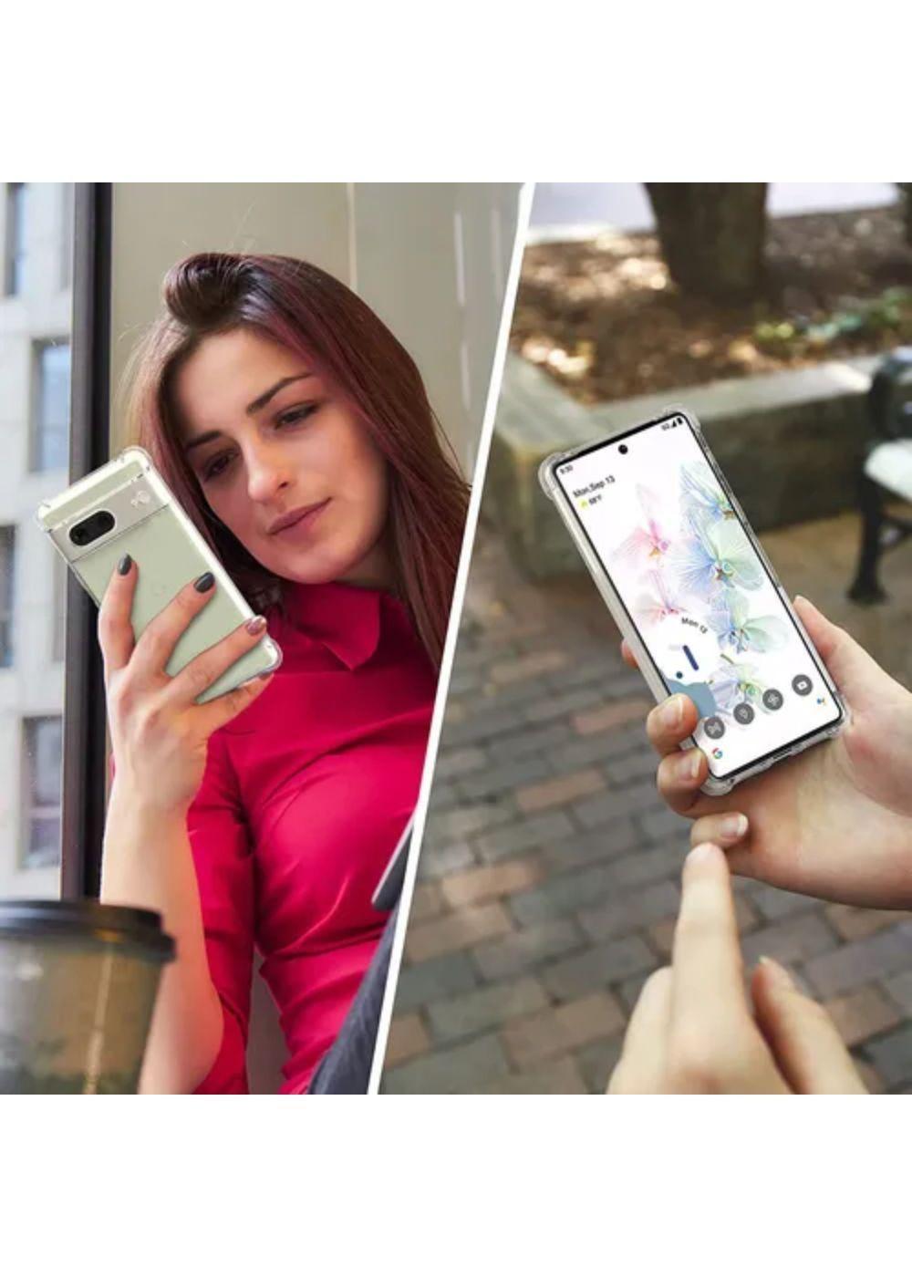 Carcasa Para Google Pixel 7 Pro Transparente Reforzada-4