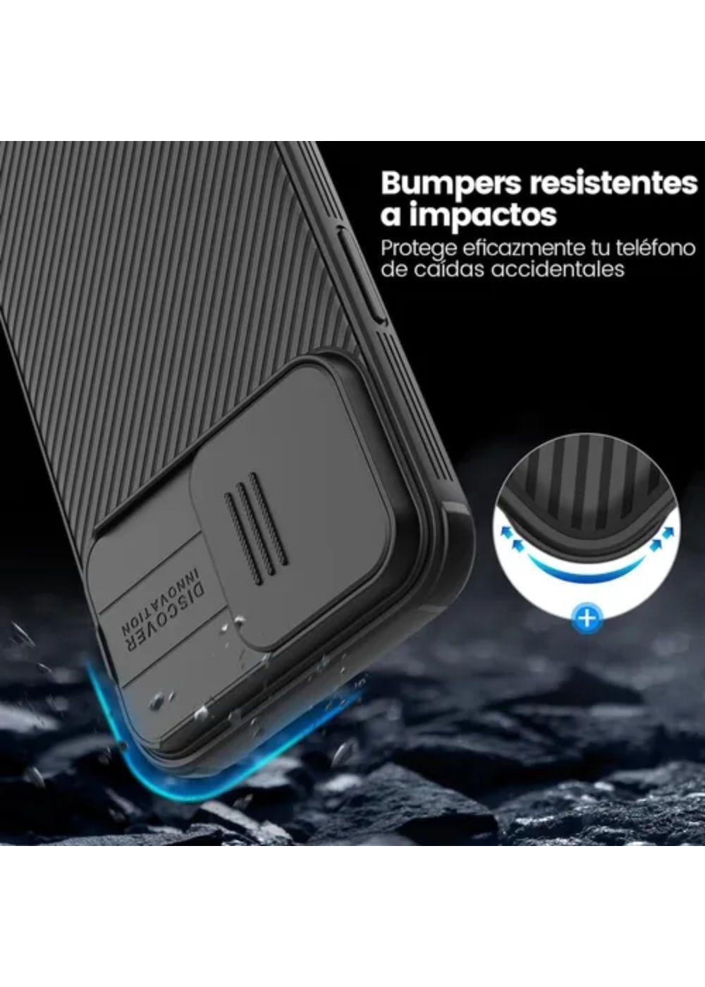 Carcasa Para iPhone 16 Pro Max Nillkin Camshield Antigolpes Negro-3