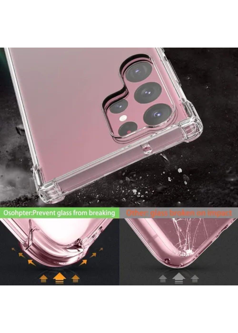 Carcasa Para Samsung S23 Ultra Transparente Reforzada Clear-3