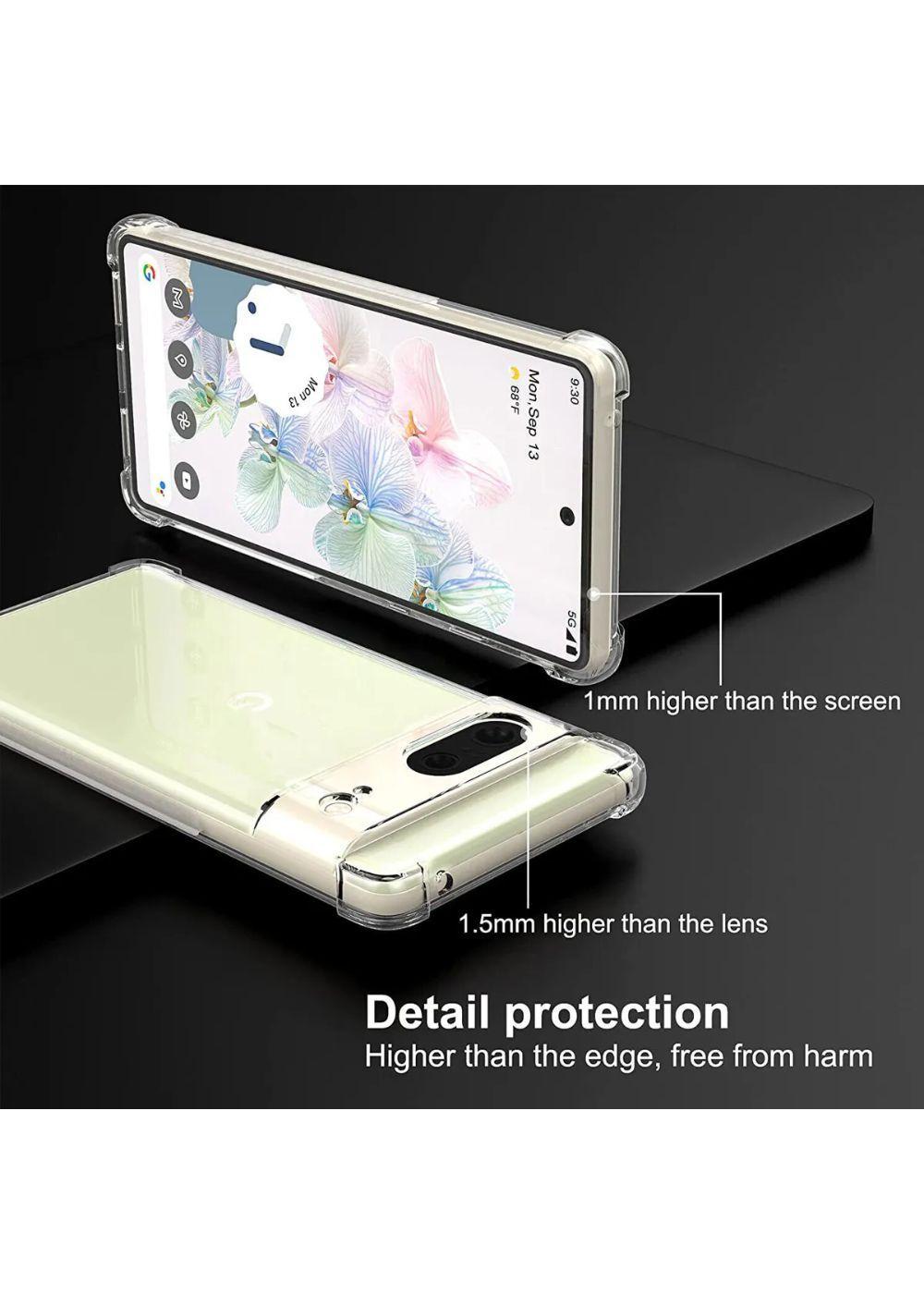 Carcasa Para Google Pixel 7 Transparente Reforzada Antigolpe-2