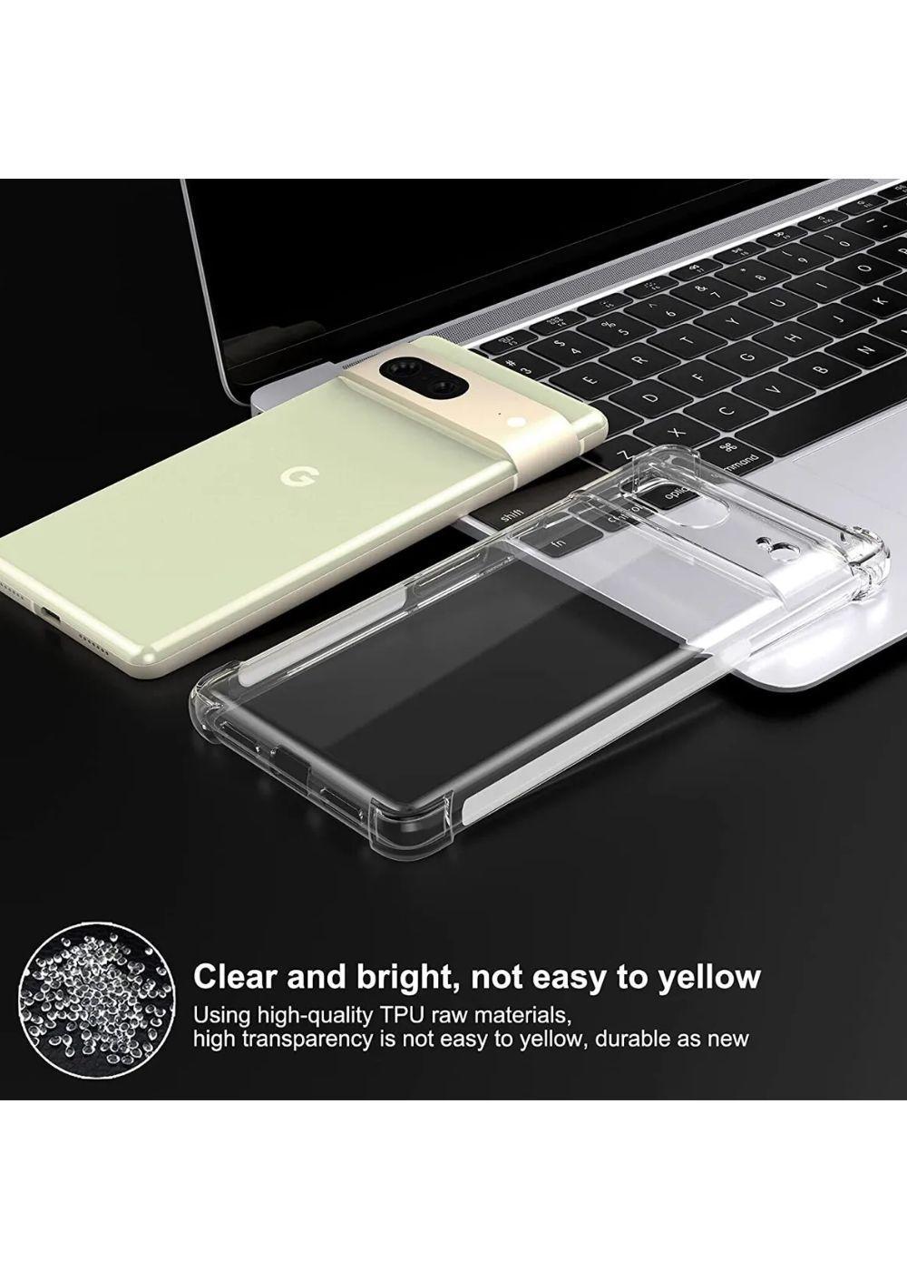 Carcasa Para Google Pixel 7 Transparente Reforzada Antigolpe-5