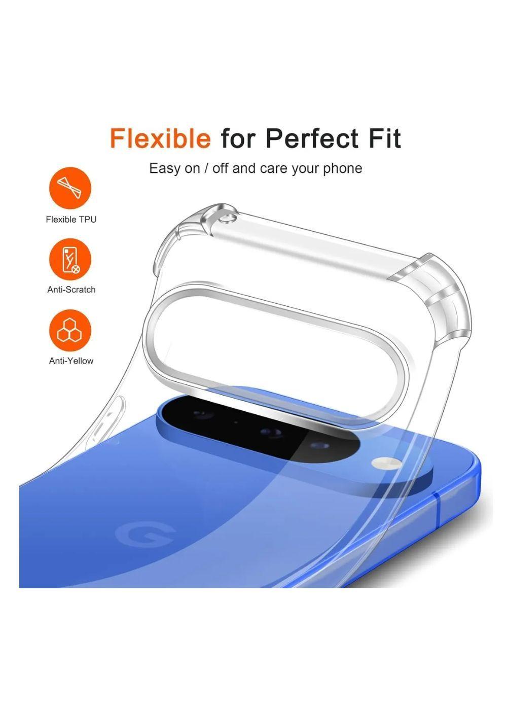 Carcasa Para Google Pixel 10 10 Pro Transparente Reforzada-4