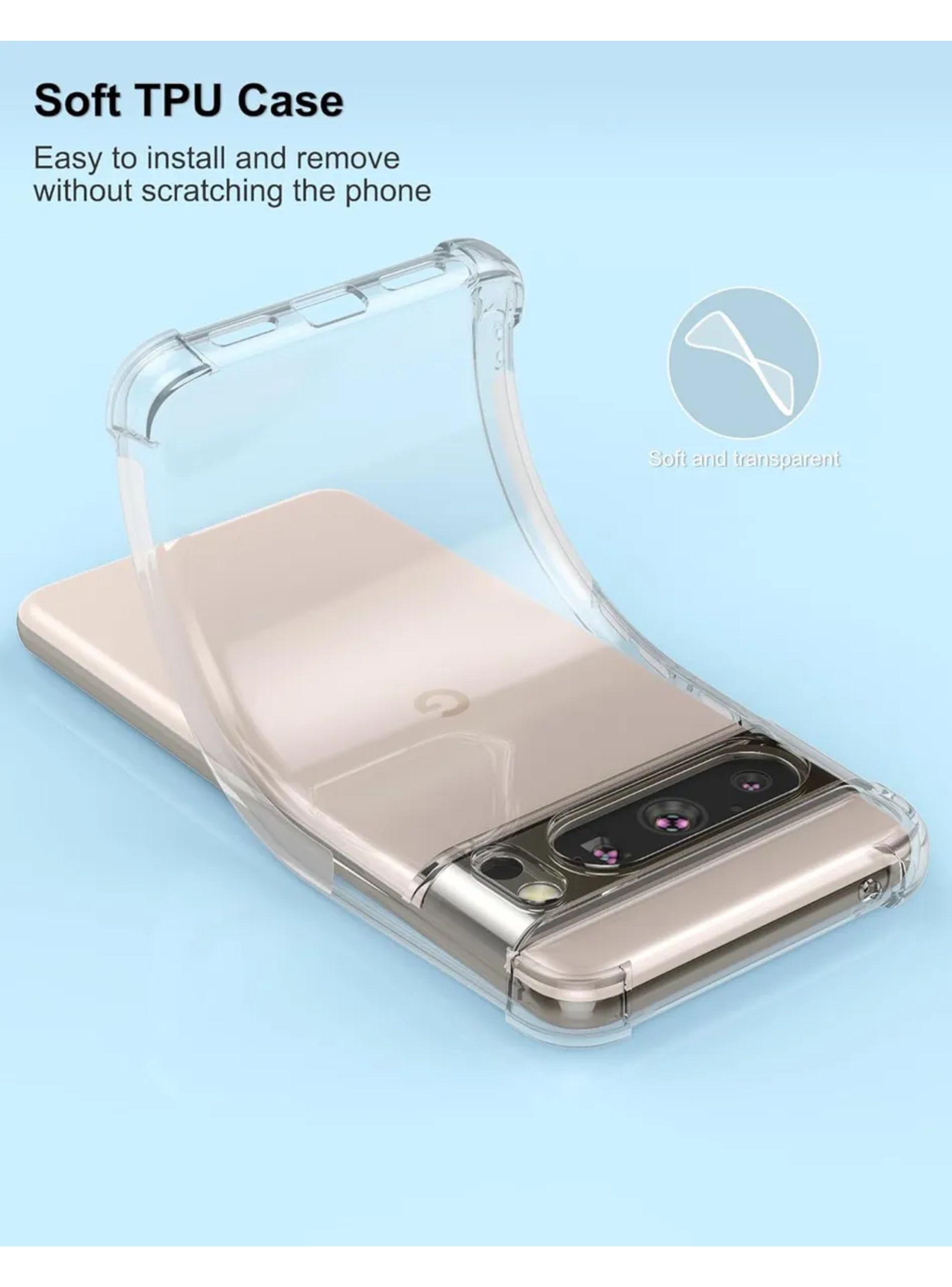 Carcasa Para Google Pixel 8 Pro Antigolpes Transparente-1