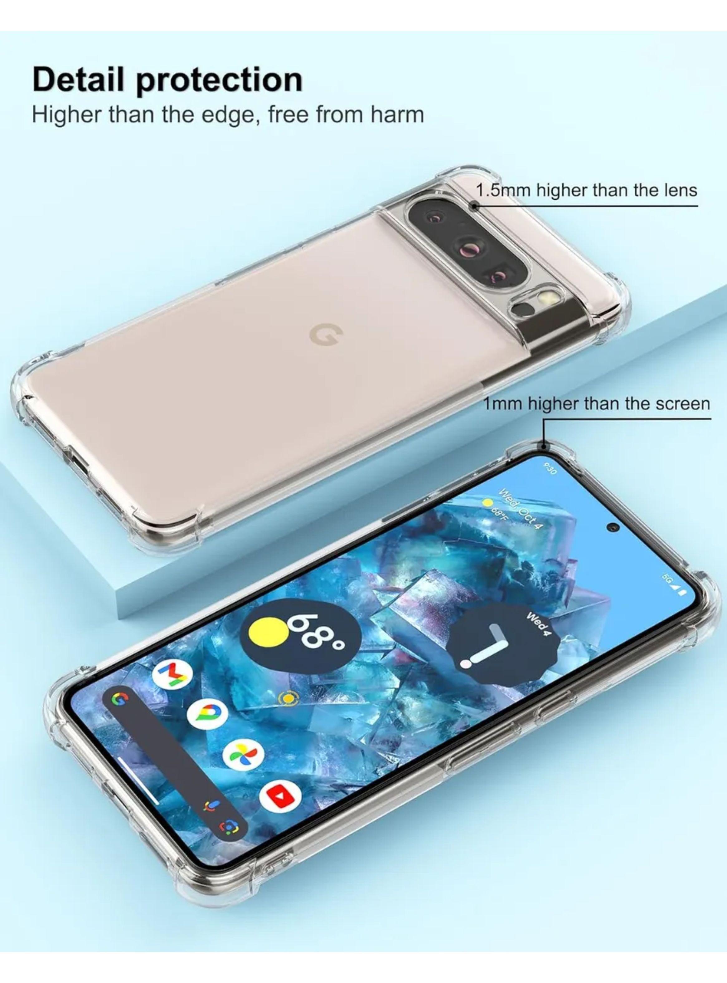 Carcasa Para Google Pixel 8 Pro Antigolpes Transparente-3