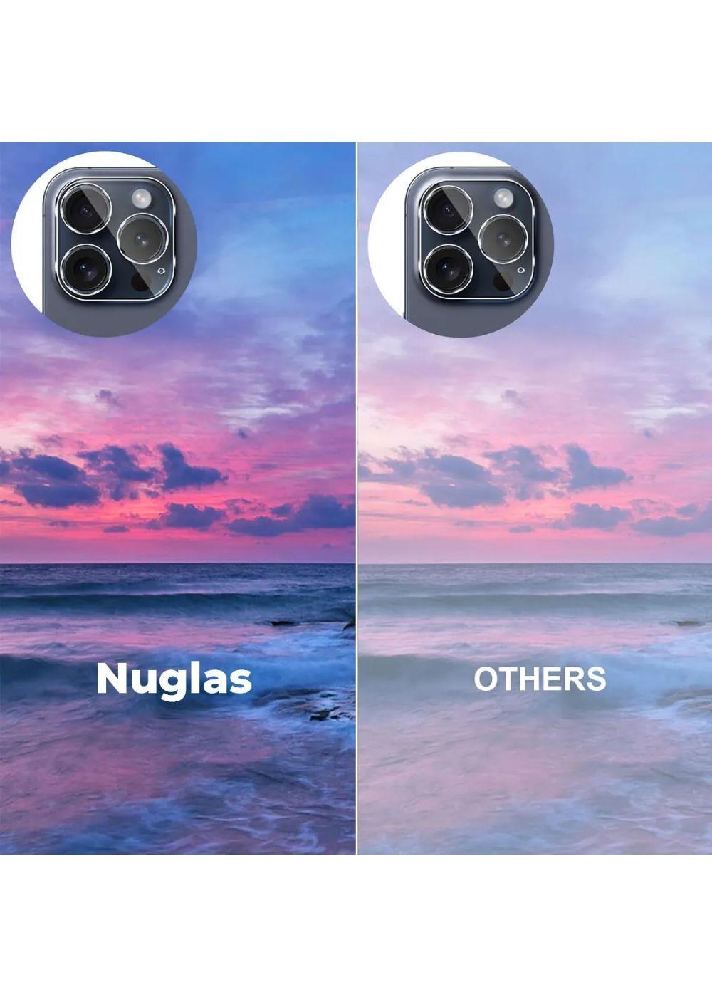 Vidrio Protector Camara Para iPhone 15 Pro / Pro Max Nuglas-3