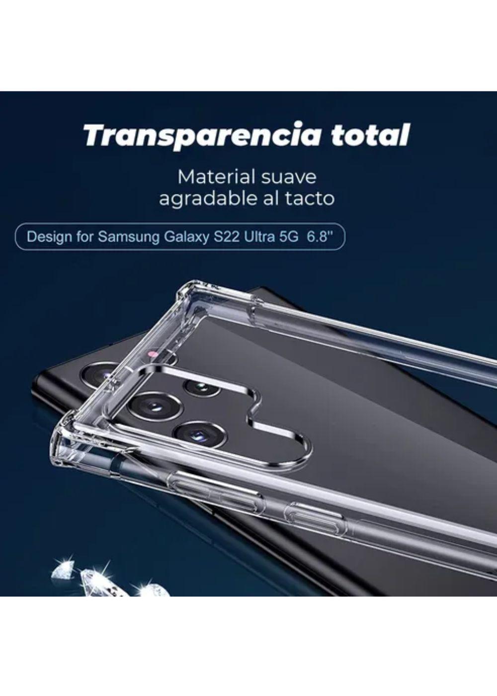Carcasa Para Samsung S22 Ultra Transparente Reforzada Proof-5