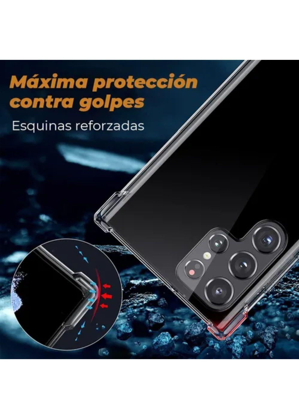 Carcasa Para Samsung S22 Ultra Transparente Reforzada Proof-6