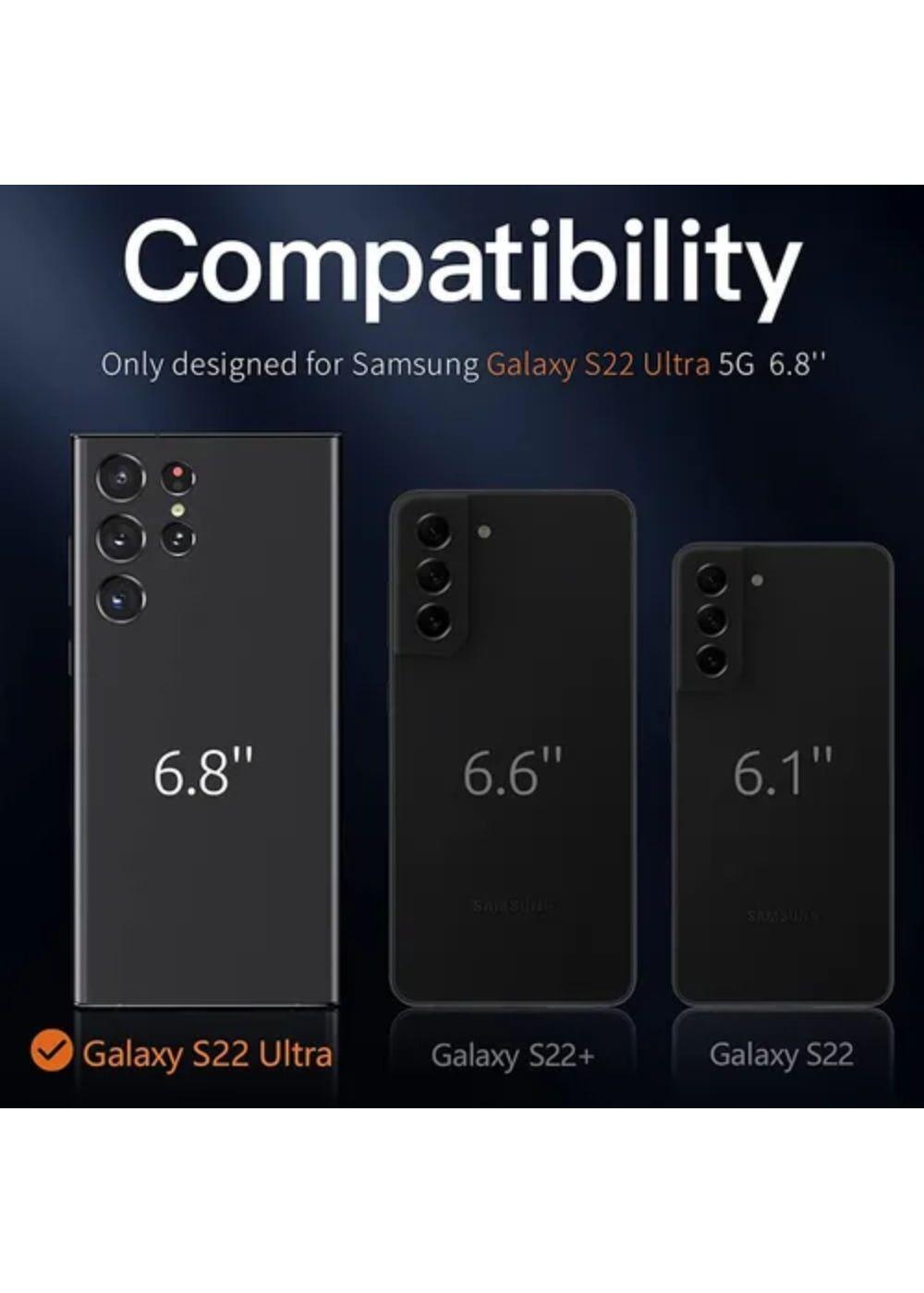 Carcasa Para Samsung S22 Ultra Transparente Reforzada Proof-7