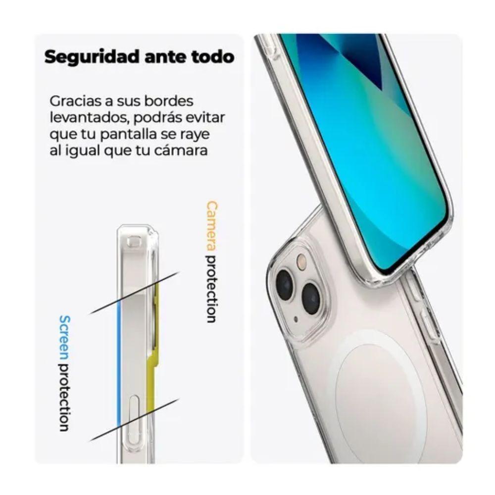 Carcasa Para iPhone 13 Antigolpes Magnetica Transparente -5