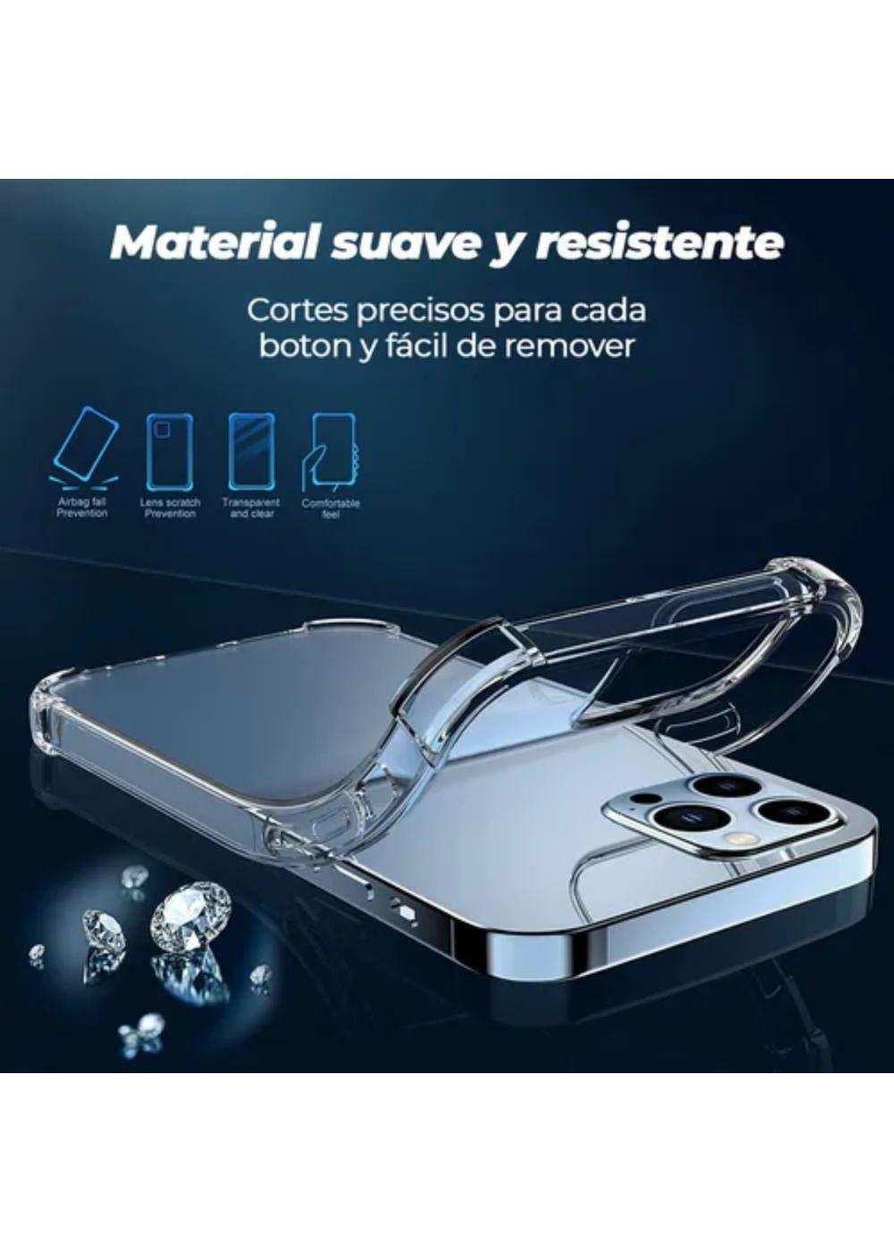 Carcasa Para iPhone 13 Pro Antigolpes Transparente Reforzada-3