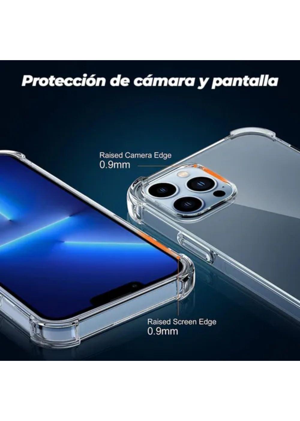 Carcasa Para iPhone 13 Pro Antigolpes Transparente Reforzada-4