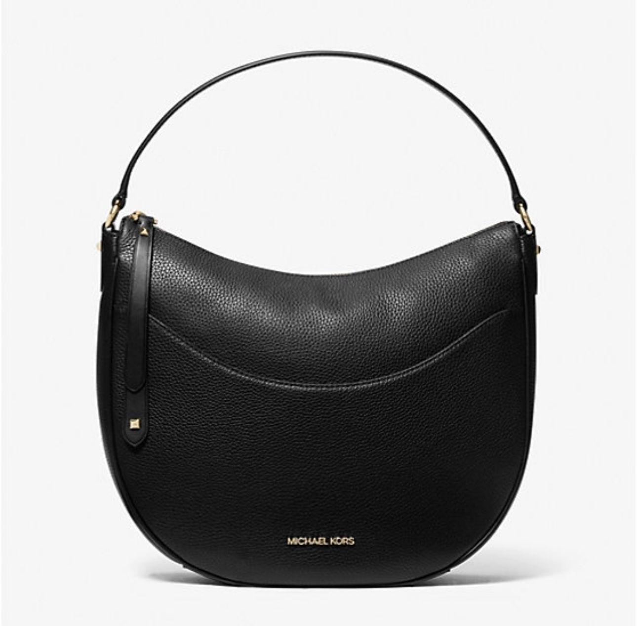Cartera de hombro grande de cuero-0
