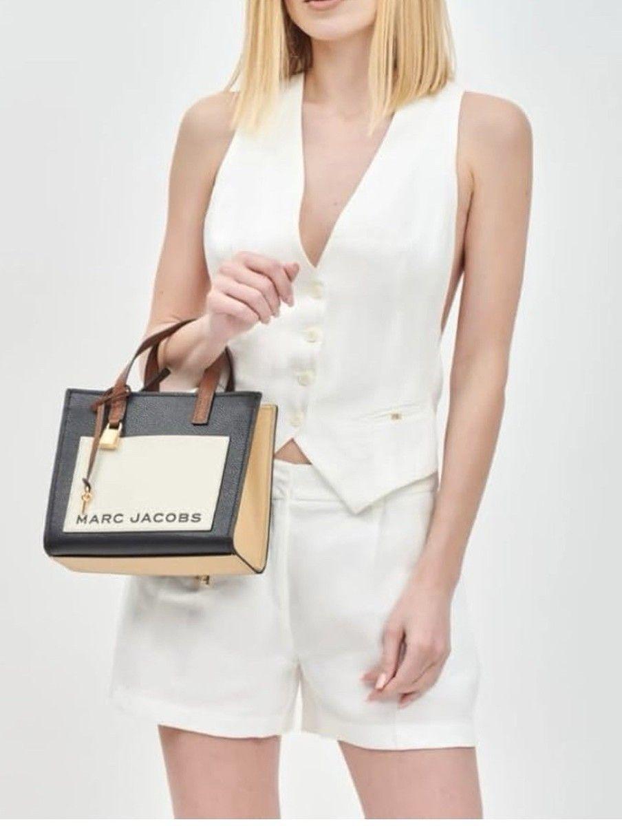 Cartera Crossbody Colorblock de Cuero-2