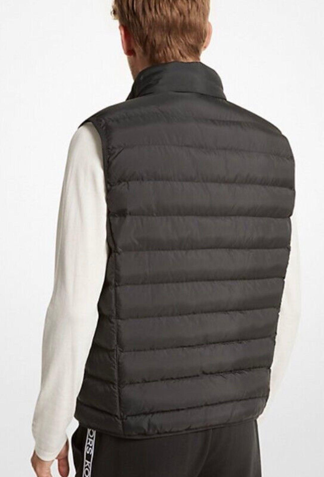 Chaqueta hombre puffer sin mangas acolchada-2
