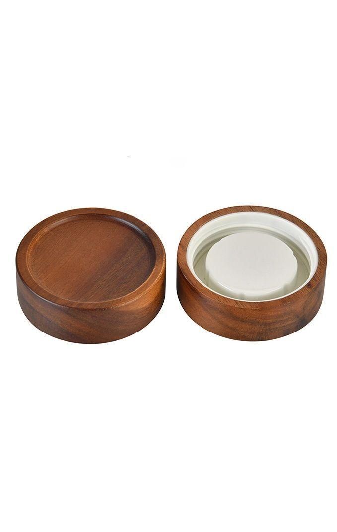 SET x6 Frasco de Vidrio 400cc con Tapa Rosca de Madera (S)-1