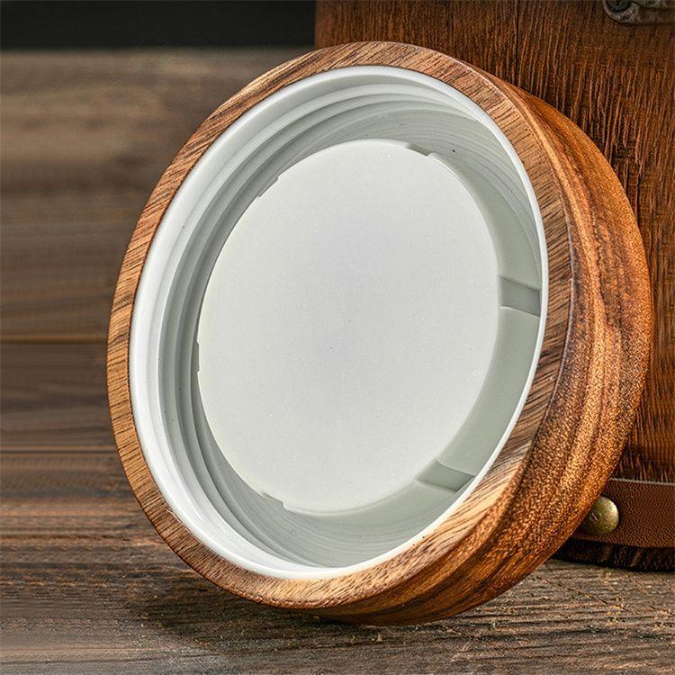 Frasco de Vidrio 2600cc con Tapa Rosca de Madera (XXL)-6