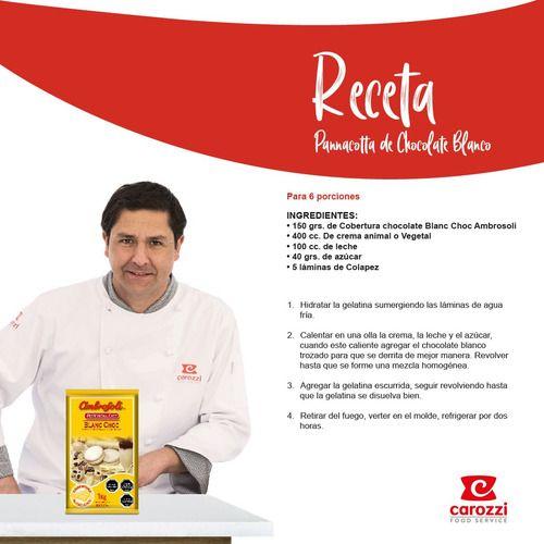 Pack 10 - Ambrosoli Cobertura Blanc Choc 1kg-5