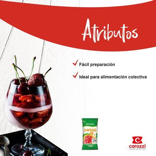 Pack 10 - Caricia Jalea Frutilla 1kg-2
