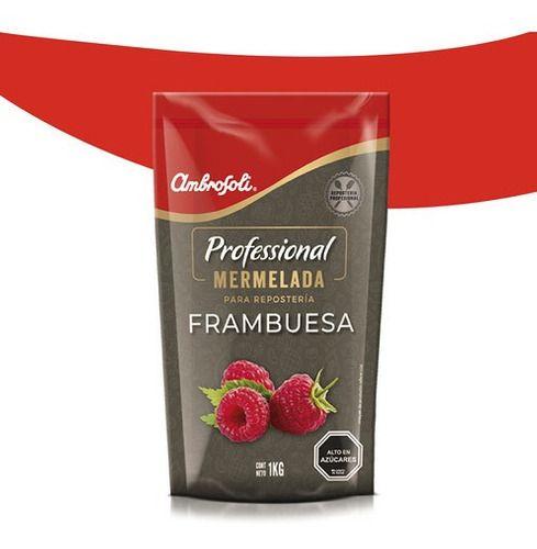 Pack 10 - Ambrosoli Mermelada Repostería Frambuesa 1kg-1