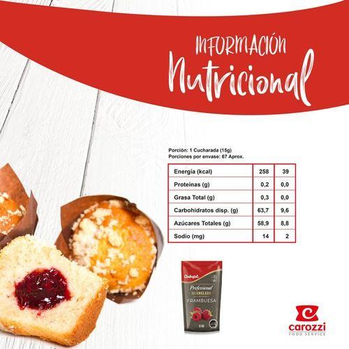 Pack 10 - Ambrosoli Mermelada Repostería Frambuesa 1kg-3