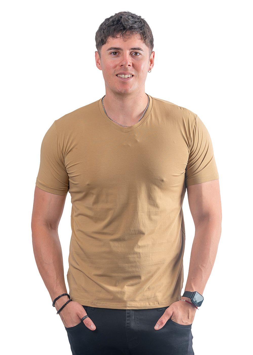 Polera Básica Marca Parrot | L - Beige-0