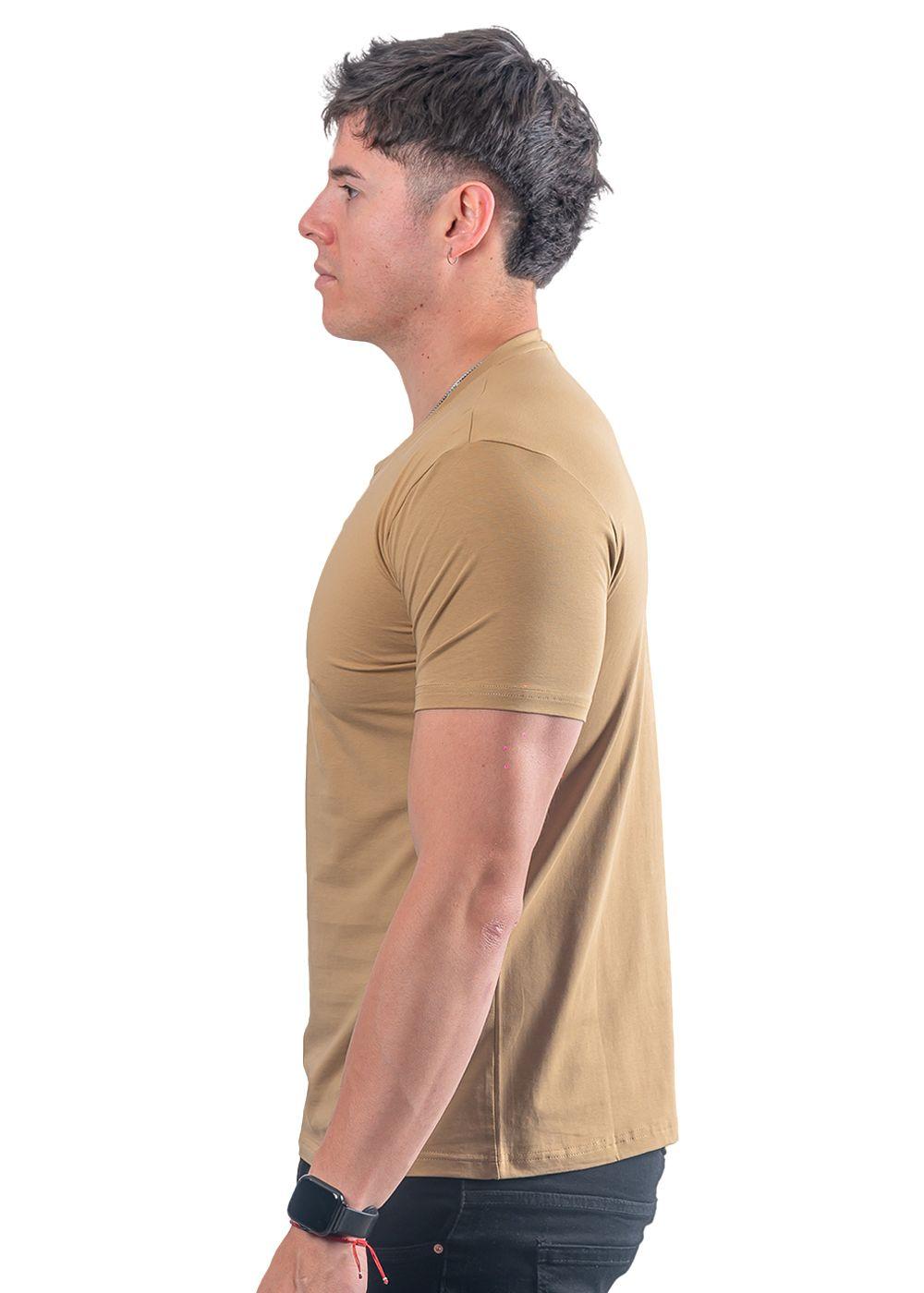 Polera Básica Marca Parrot | L - Beige-1