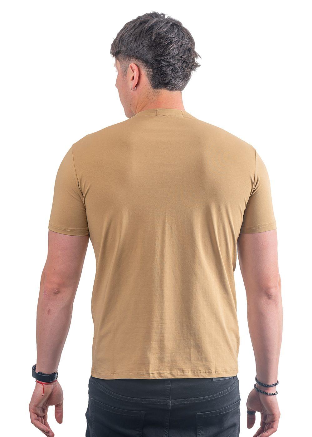 Polera Básica Marca Parrot | L - Beige-2