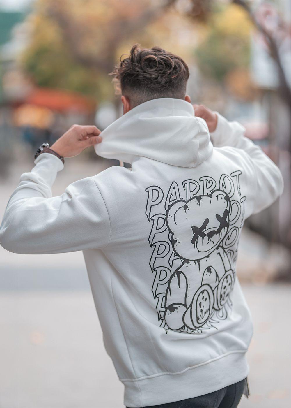 POLERÓN CON GORRO Y BOLSILLO CANGURO, DISEÑO TRICOLOR.-3