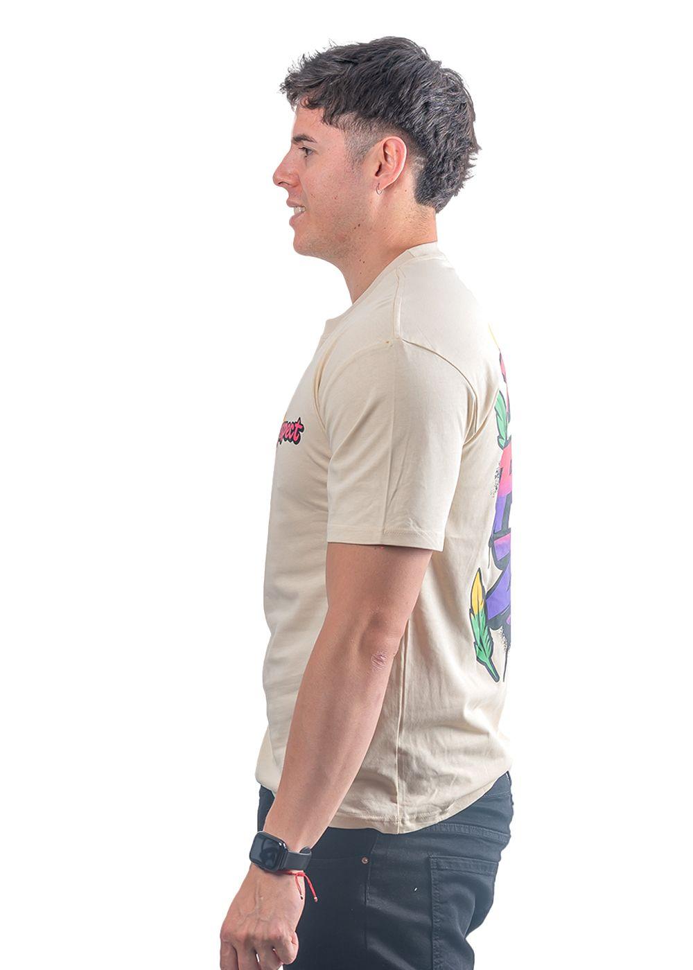 Polera Oversize Marca Parrot | L - Blanco-1