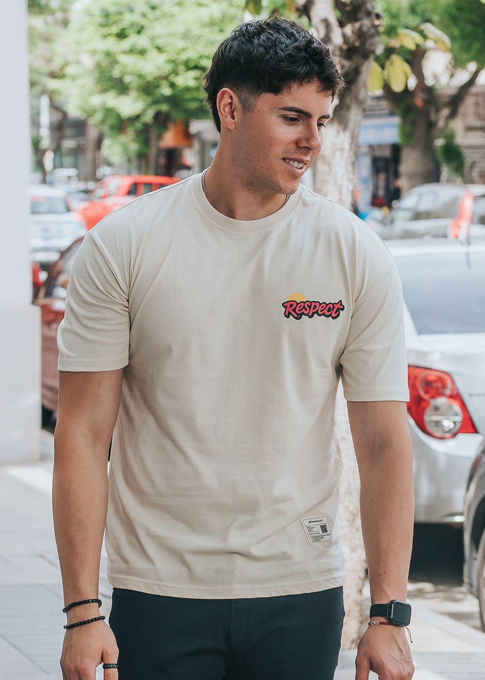 Polera Oversize Marca Parrot | L - Blanco-3