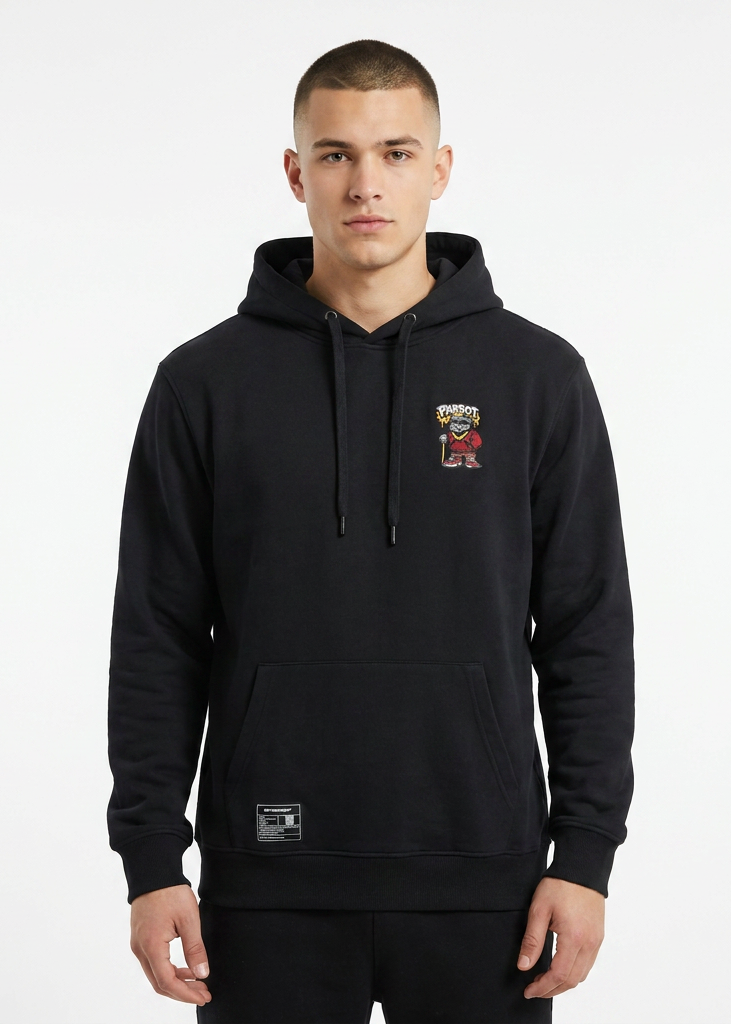Hoodie Bulldog Parrot Azul L-0