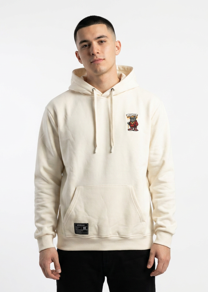 Hoodie Bulldog Parrot Azul L-0