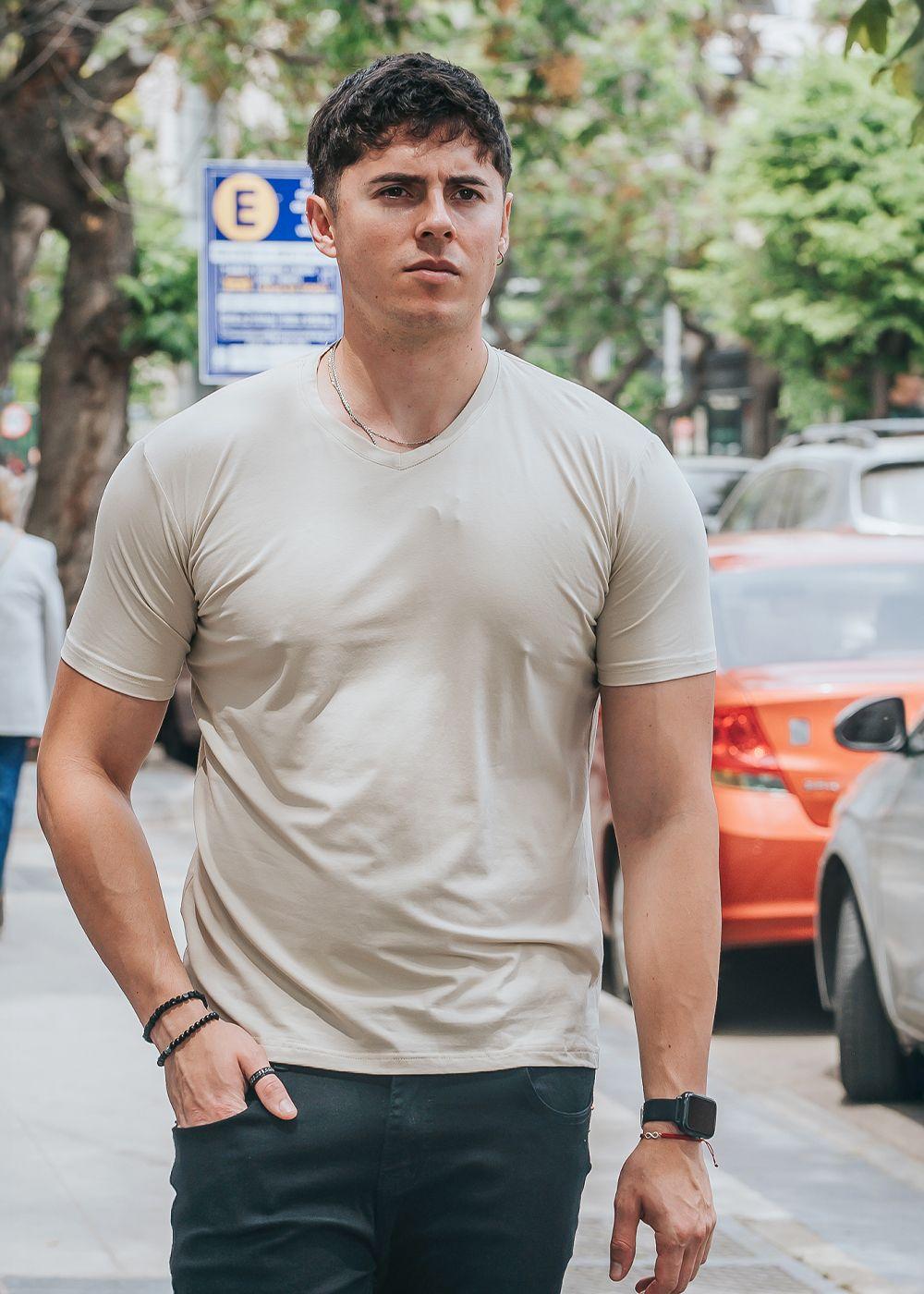 Polera Básica Marca Parrot | L - Blanco-3