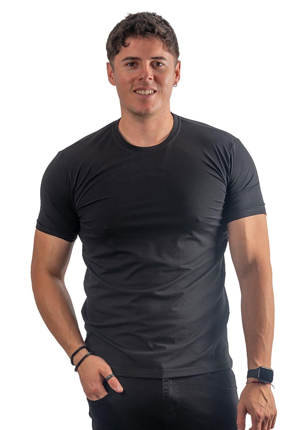 Polera Básica Marca Parrot | L - Negro-0