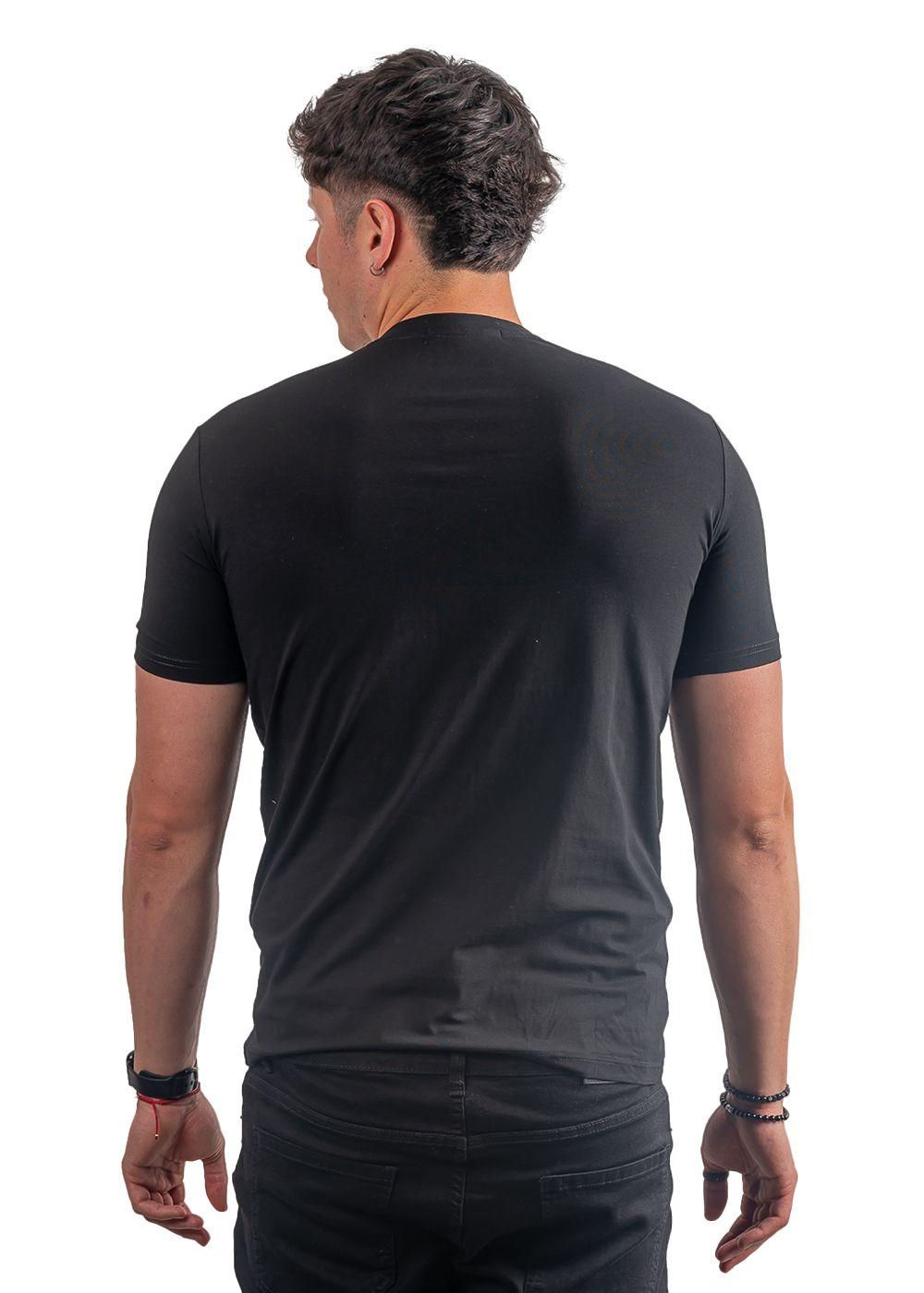 Polera Básica Marca Parrot | L - Negro-2