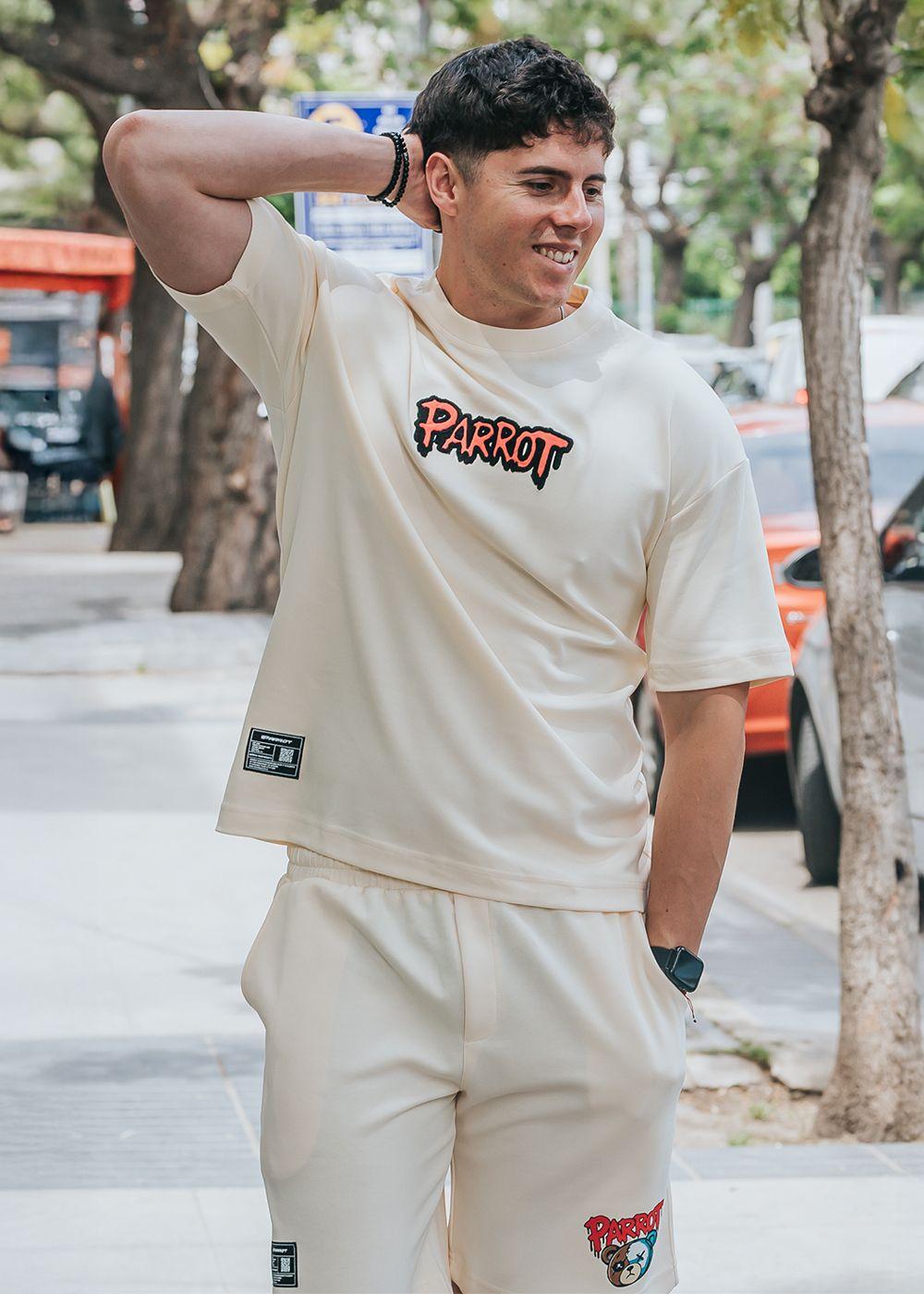 Conjunto Polera y Short Parrot | L - Beige-3